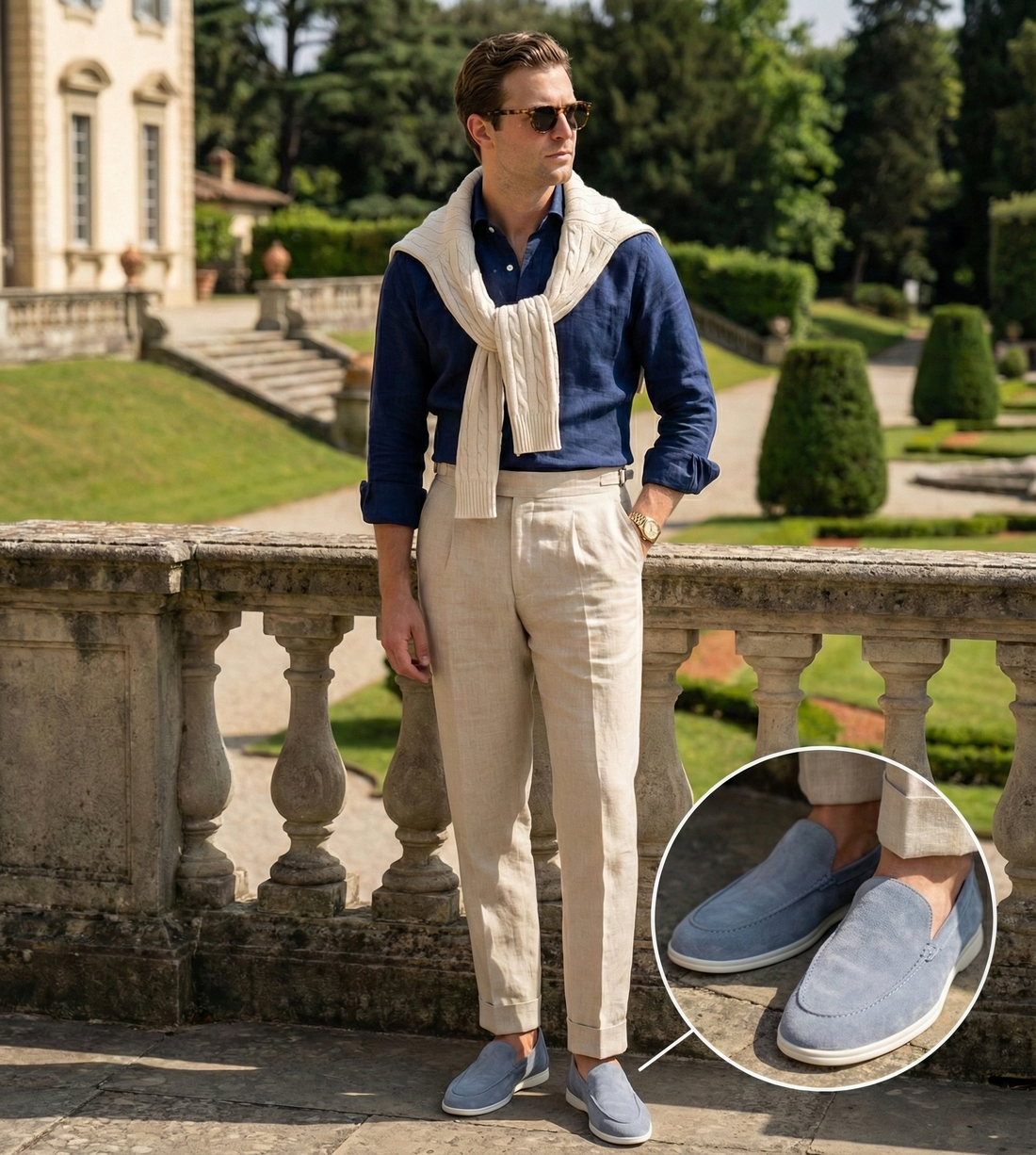 Portofino Suède Loafers